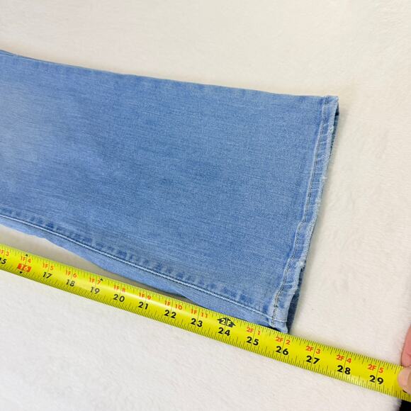 Frame Women's‎ Integrity Light Blue Wash Denim Crop Jeans Size 31 - Picture 8 of 9